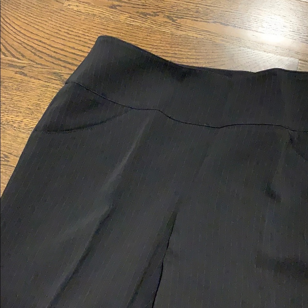 Armani Collezioni Black Wide-Leg Trousers - Picture 6 of 7